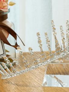 BAROQUE BRIDAL CROWN AC009