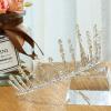 BAROQUE BRIDAL CROWN A009