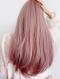 New Pink Hime Cut Long Straight Wefted Cap Wig LG030