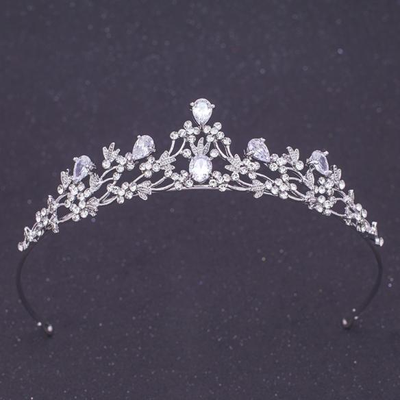Silver Bridal Crown AC101