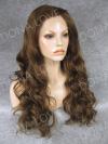 Human Hair Full Lace Wig Curly Ash Brown