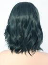 Dark Green Shoulder Length Wavy Synthetic Lace Front Wig SNY152