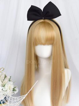 Barbie Blonde Long Straight Synthetic Wefted Cap Wig LG613