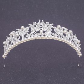 Silver Bridal Crown AC107