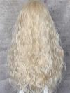 WHITE BLONDE BEACH WAVY SYNTHETIC LACE FRONT WIG SNY157