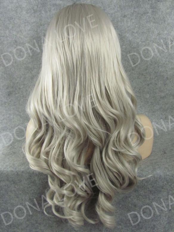 Human Hair Full Lace Wig Curly Ash Brown