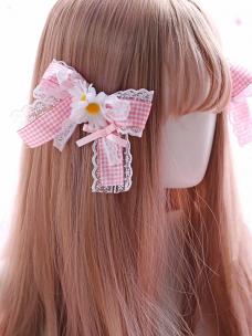 1 PAIR OF SWEET DAISY LOLITA HAIR CLIPS LH030