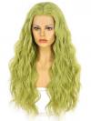 GREEN WAIST LENGTH WAVY SYNTHETIC WIG SNY366