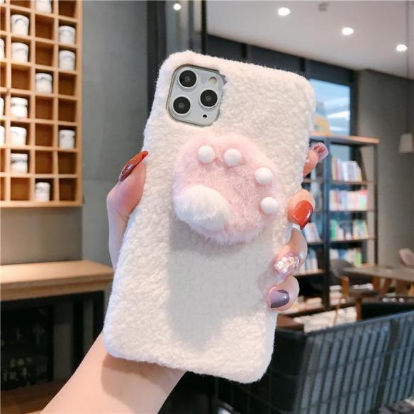 FURRY PAW SHOCKPROOF PROTECTIVE DESIGNER IPHONE CASE PC054