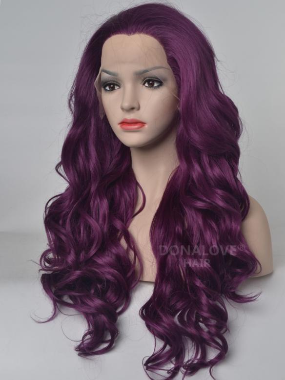Human Hair Full Lace Wig Curly Ash Brown