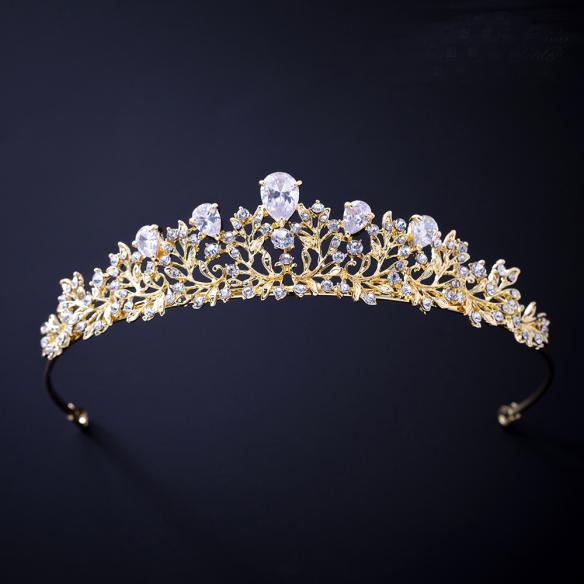 Gold Bridal Crown AC097
