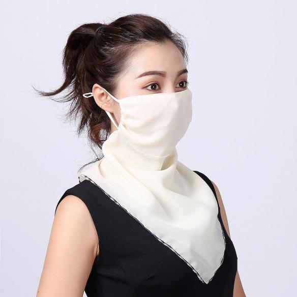 WOMEN'S SUN PROTECTION PASTEL SEAMLESS BANDANAS FOR DUST, OUTDOORS, SPORT DB002