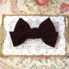 1 PC VINTAGE VELVET BOW LACE LOLITA HAIR BAND LH124