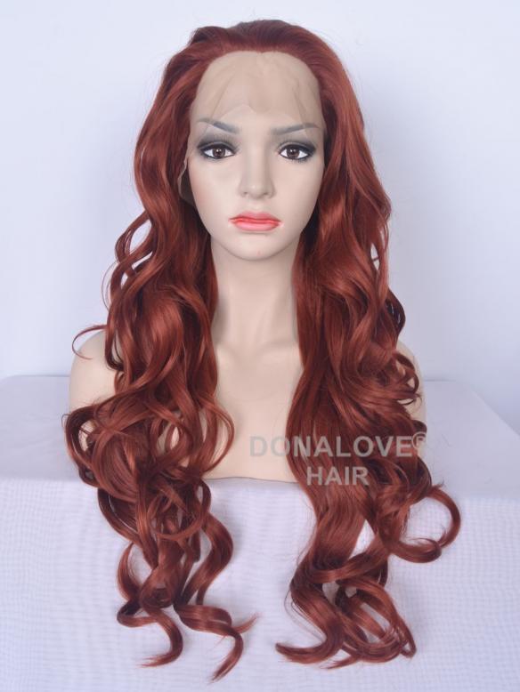 Human Hair Full Lace Wig Curly Ash Brown