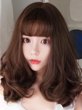 NEW CHOCOLATE WAVY SYNTHETIC WEFTED CAP WIG LG070