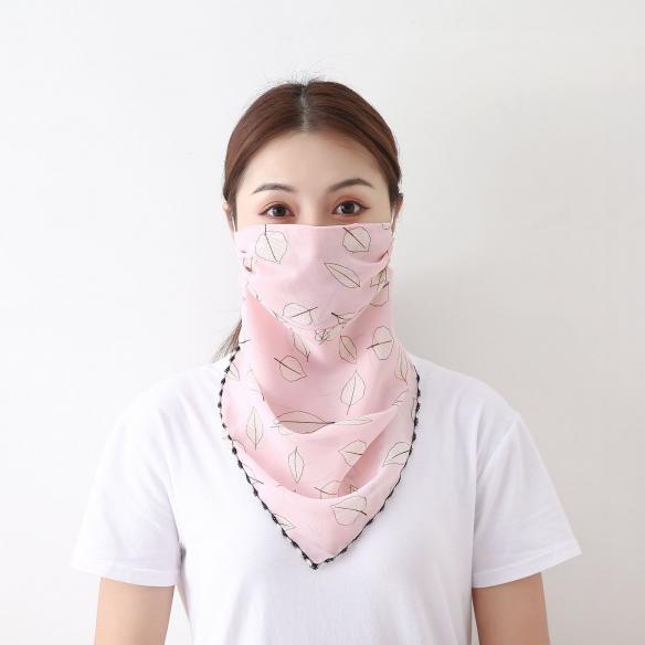 WOMEN'S SUN PROTECTION PASTEL SEAMLESS BANDANAS FOR DUST, OUTDOORS, SPORT DB003