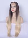 Human Hair Full Lace Wig Curly Ash Brown