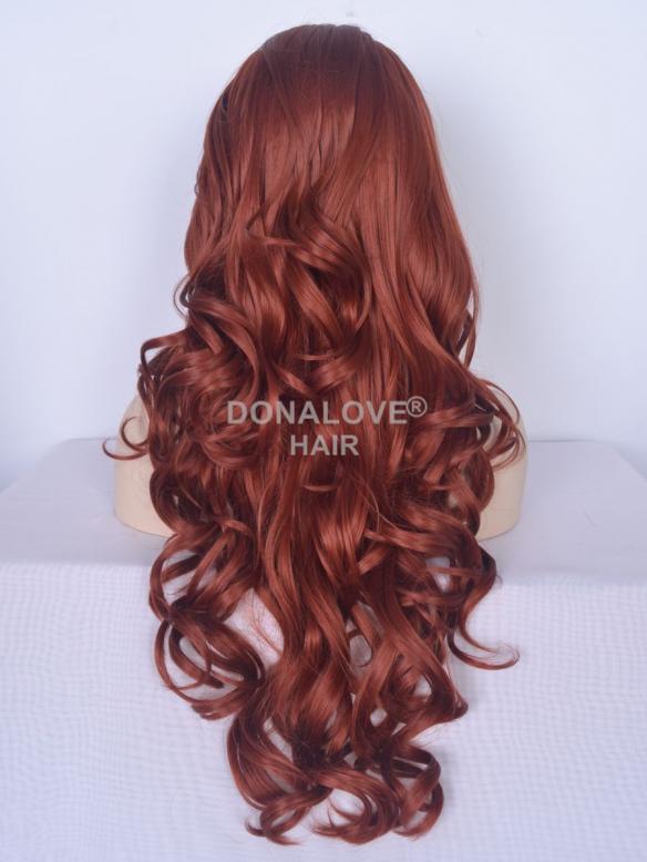 Human Hair Full Lace Wig Curly Ash Brown
