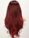 Red Ombre Straight Lace Front Synthetic Wig SNY393