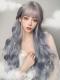 Fairy Gradient Long Wavy Synthetic Lace Front Lolita Wig LG494
