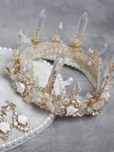 Quartz Crystal Crown A016