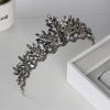 BLACK VINTAGE BRIDAL CROWN AC034