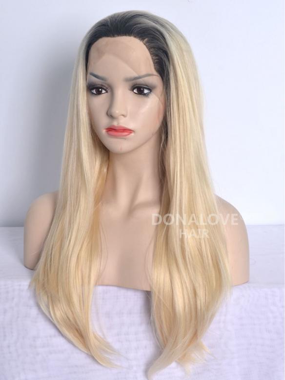 Human Hair Full Lace Wig Curly Ash Brown