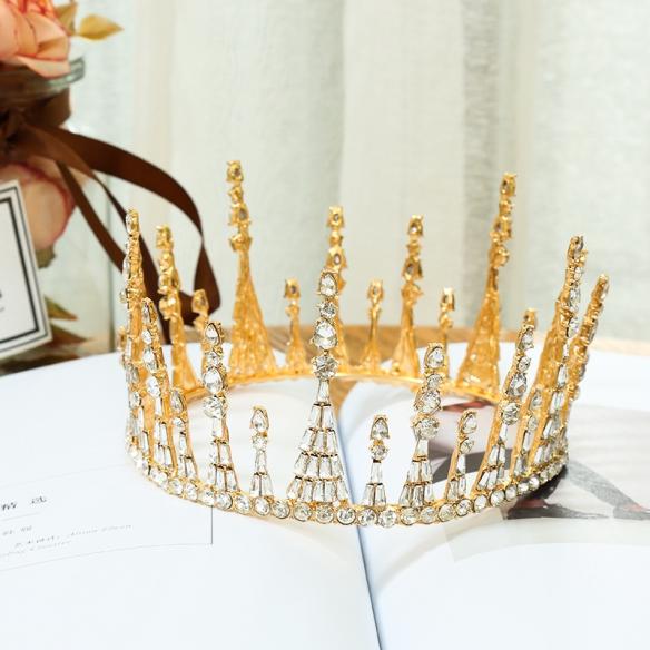 BAROQUE BRIDAL CROWN A005