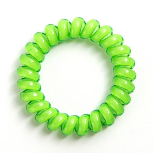 Candy Color Hair Ties-No Crease-Coil Hair Ties - (6 PCS, SMALL) H002