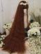 47INCH SUPER LONG CARAMEL BROWN CORN CURLS LOLITA WIG LG943