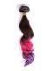 Brown to Pink to Purple Colorful Clip In Hair Extensions CD008