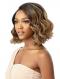 Brown Ombre Short Wavy Synthetic Lace Front Wig SNY345