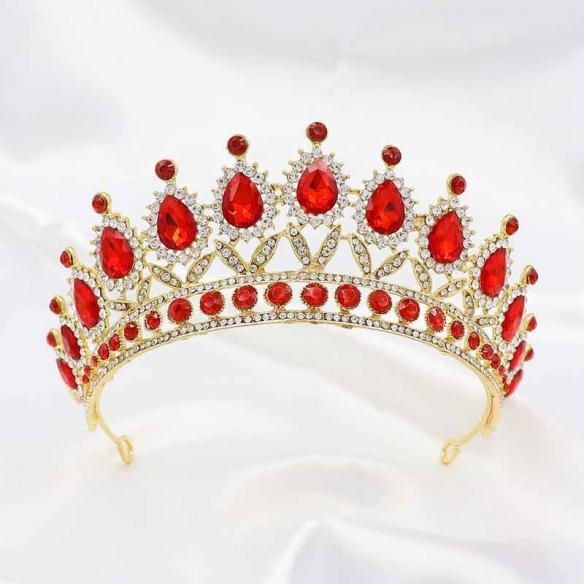 BAROQUE BRIDAL CROWN AC042
