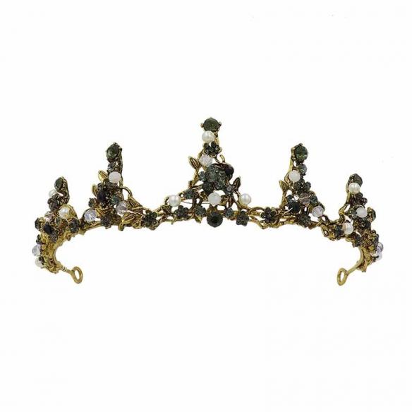 VINTAGE BAROQUE BRIDAL CROWN AC070