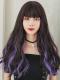 MIXED COLOR LONG WAVY SYNTHETIC WEFTED CAP WIG LG369