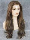 Human Hair Full Lace Wig Curly Ash Brown