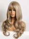Dirty Blonde Wavy Synthetic Bangs Wig LG961