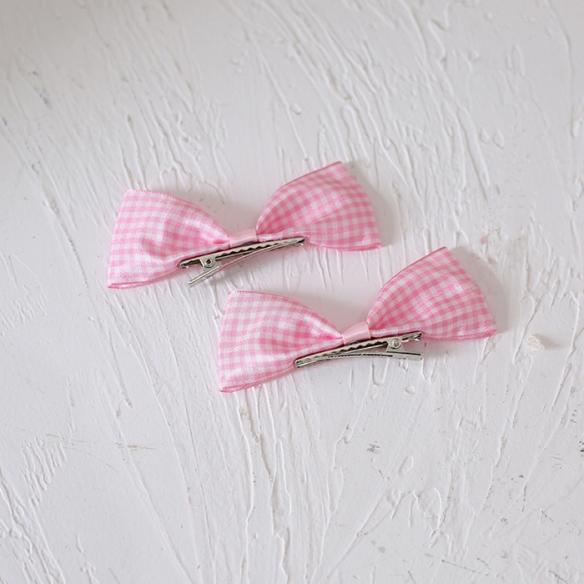 ONE PAIR OF CUTE LATTICE LOLITA HAIR CLIPS LH047