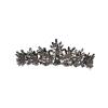 BLACK VINTAGE BRIDAL CROWN AC034