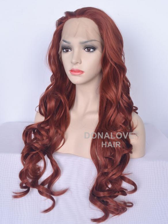 Human Hair Full Lace Wig Curly Ash Brown