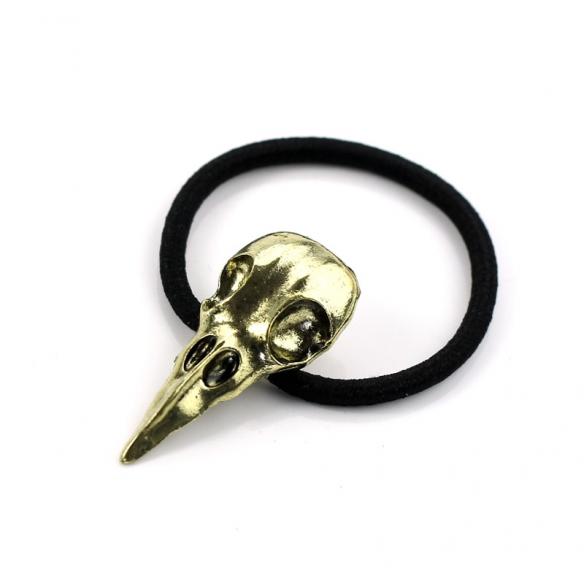 4 PCS PUNK CROW HEAD OR SKULL HAIR BAND HB222