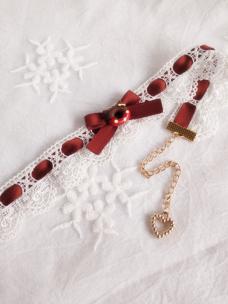 1 PC COFFEE SMART BEAR COOKIES LACE LOLITA NECKLACE LA016