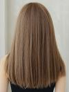 HONEY TEA FLAX STRAIGHT SYNTHETIC WEFTED CAP WIG LG358