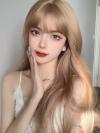 GORGEOUS BLONDE LONG SYNTHETIC WEFTED CAP WIG LG777