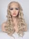 Human Hair Full Lace Wig Curly Ash Brown