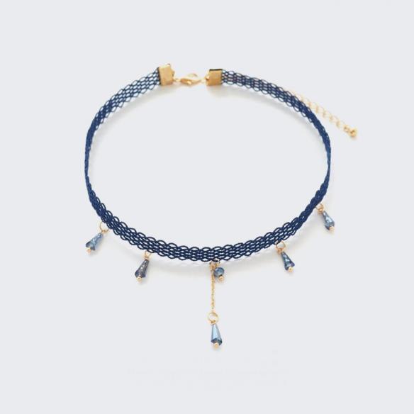 1 PC MERMAID'S TEARS LACE LOLITA NECKLACE LA028