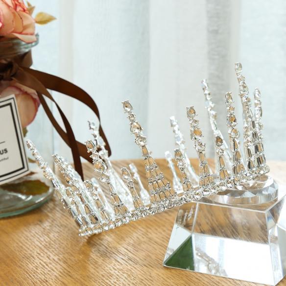 BAROQUE BRIDAL CROWN A005