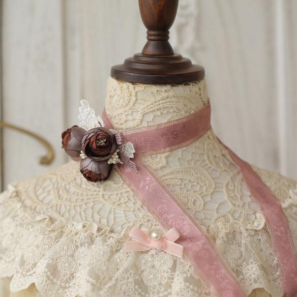 CAMELLIA LACE LOLITA NECKLACE LA020