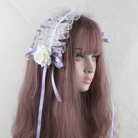 1pc Wood Rose Lolita Hair Band LH011