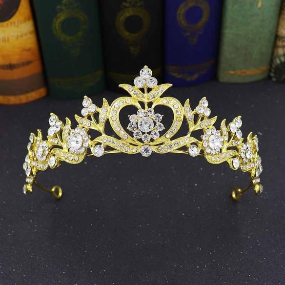 BAROQUE BRIDAL CROWN AC048
